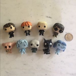 Mini funko pop Harry Potter figures